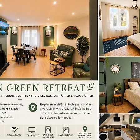 Urban Retreat 4-6 People Downtown And Boulogne-sur-Mer